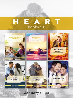 cover image of Heart Box Set Jan 2022/His Lost and Found Family/The Charming Checklist/Her Hometown Man/A Chef's Kiss/Worth the Risk/A New Year's Ev